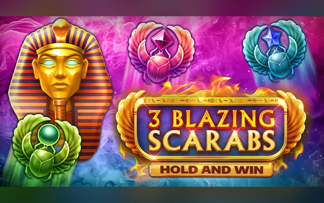 3 Blazing Scarabs Hold and Win slot by Kalamba Games