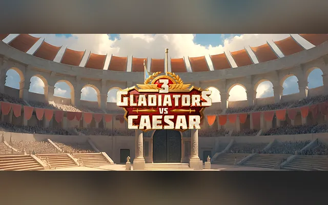 3 Gladiators vs Caesar slot by Yggdrasil