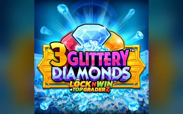 3 Glittery Diamonds slot by Pear Fiction Studios