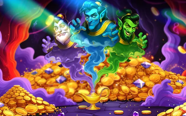 3 Power Genies slot by AvatarUX