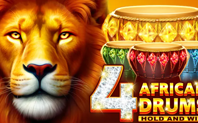 4 African Drums slot by 3 Oaks Gaming