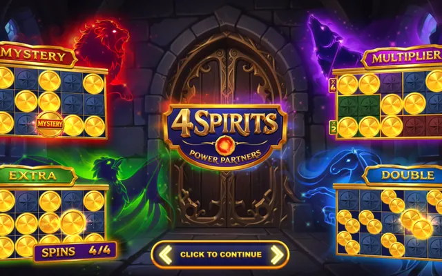 4 Spirits Power Partners slot by Fantasma Games