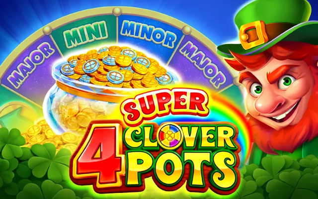 4 Super Clover Pots slot by 3 Oaks Gaming