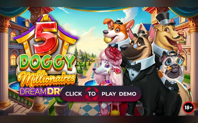 5 Doggy Millionaires Dream Drop slot by 4ThePlayer