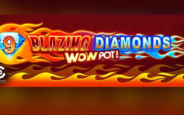 9 Blazing Diamonds Wowpot slot by Games Global