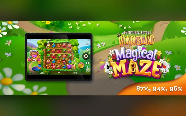 Adventures Beyond Wonderland Magical Maze slot by Quickspin