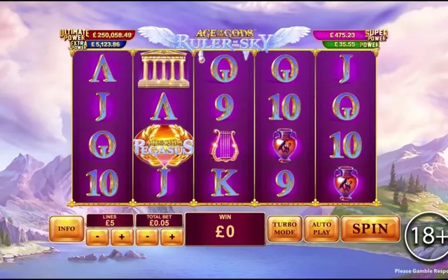 Age of the Gods Ruler of the Sky slot by Playtech