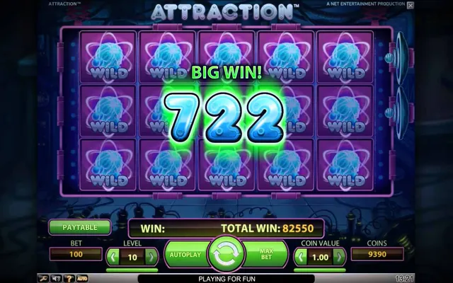 Attraction slot by NetEnt