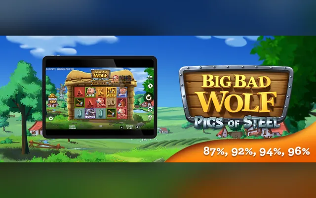 Big Bad Wolf: Pigs of Steel slot by Quickspin