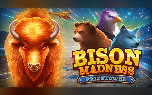 Bison Madness PrizeTower slot by Kalamba Games