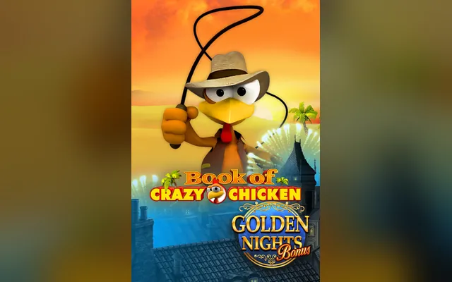 Book of Crazy Chicken Golden Nights Bonus slot by Gamomat