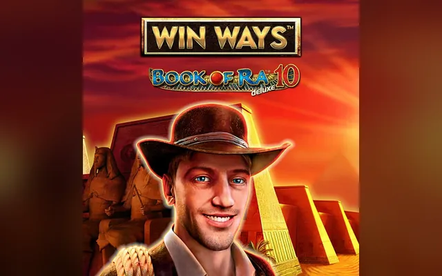 Book of Ra deluxe 10: Win Ways slot by Novomatic (Greentube)