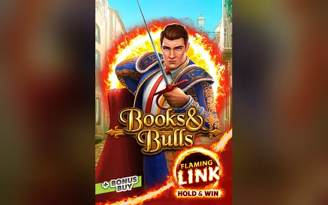 Books & Bulls Flaming Link slot by Gamomat