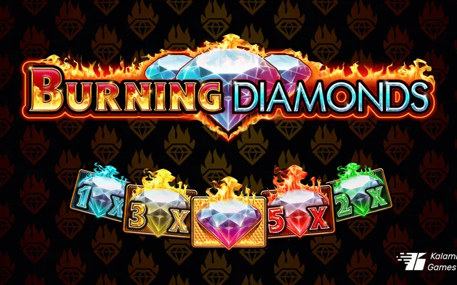 Burning Diamonds slot by Kalamba Games
