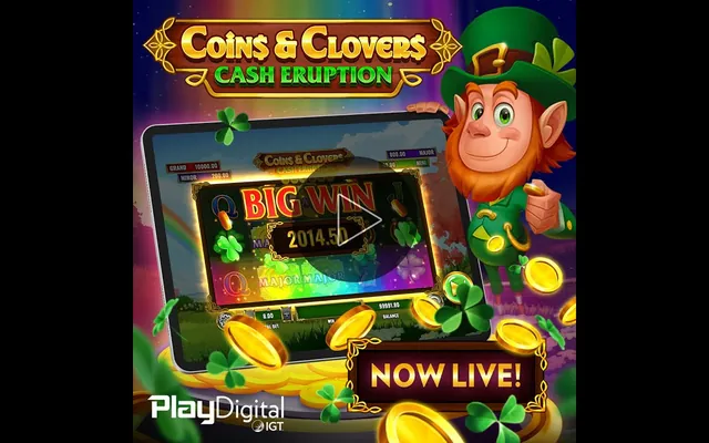 Cash Eruption Coins & Clovers slot by IGT