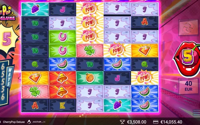 CherryPop Deluxe slot by AvatarUX