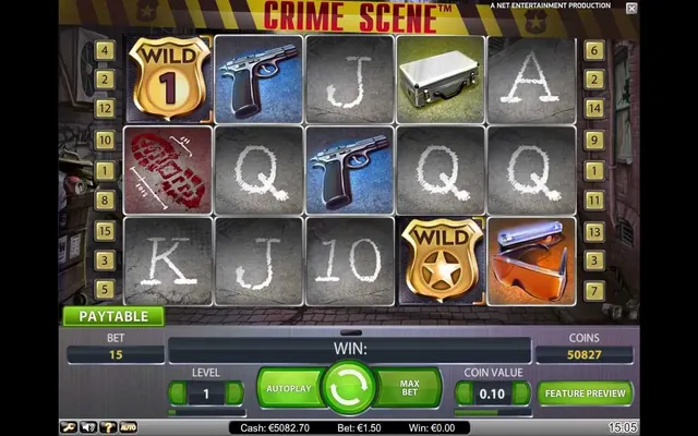 Crime Scene slot by NetEnt