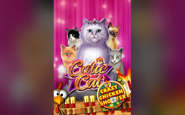 Cutie Cat Crazy Chicken Shooter slot by Gamomat