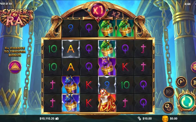 Spilleautomaten Cypher Of Ra fra Fantasma Games