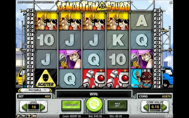 Demolition Squad slot by NetEnt