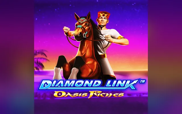 Diamond Link: Oasis Riches slot by Novomatic (Greentube)