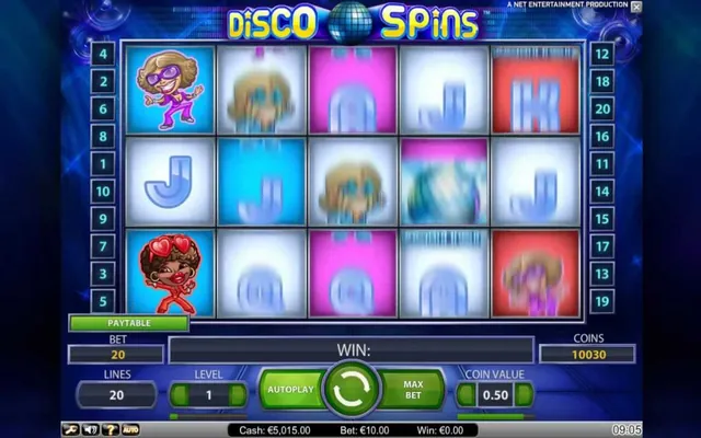 Disco Spins slot by NetEnt