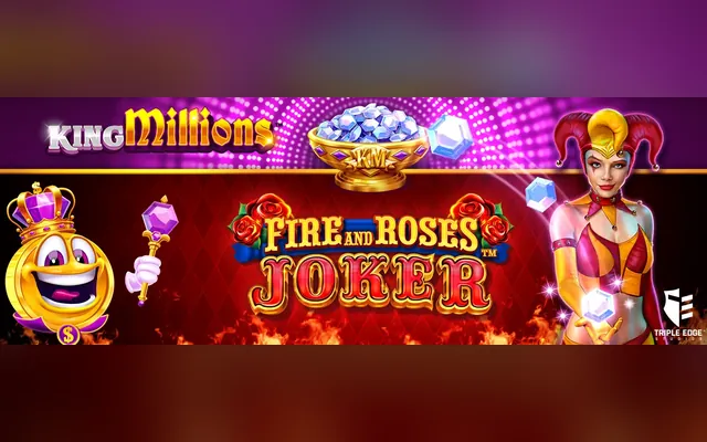 Fire and Roses Joker King Millions slot by Games Global