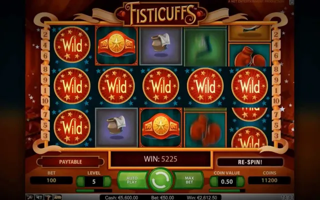 Fisticuffs slot by NetEnt