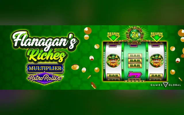Flanagan's Riches Multiplier Retro Roller slot by Games Global