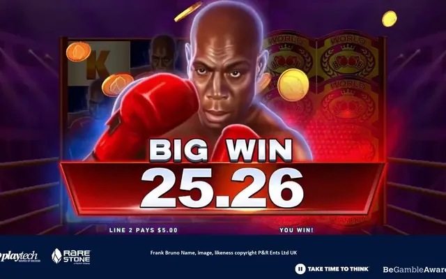 Frank Bruno Sporting Legends slot by Playtech