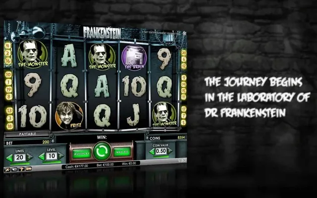 Frankenstein slot by NetEnt