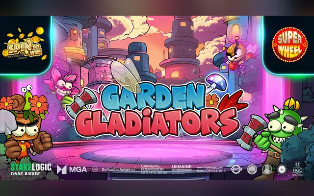 Garden Gladiators slot by Stakelogic