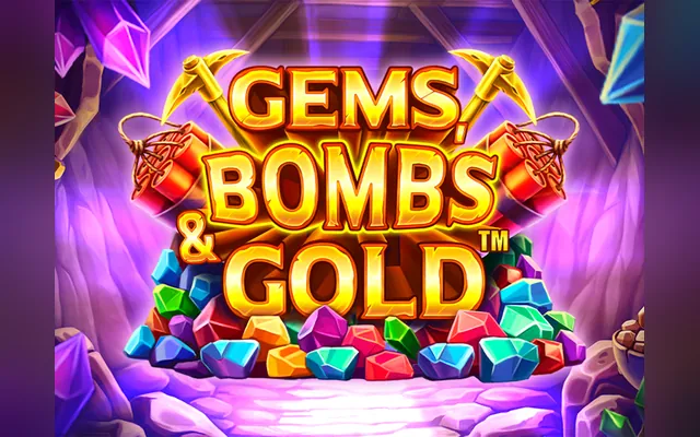 Gems, Bombs & Gold slot by Just For The Win