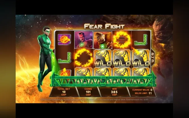 Green Lantern slot by Playtech