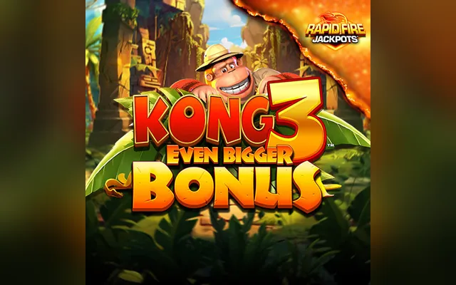 สล็อต Kong 3 Even Bigger Bonus Rapid Fire จาก Blueprint Gaming