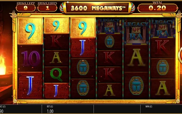 Legacy of Ra Megaways slot by Blueprint Gaming
