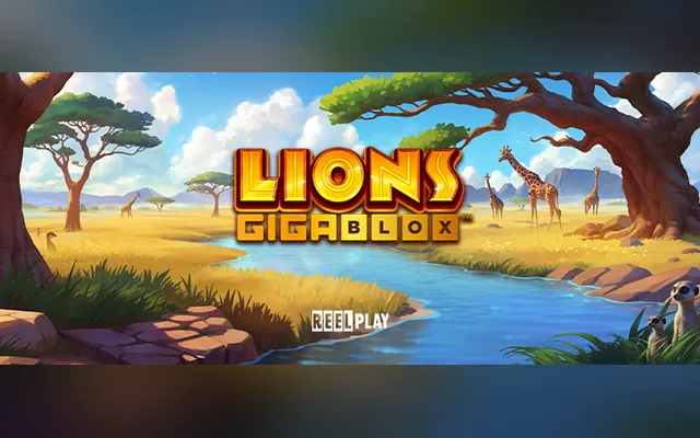 Lions GigaBlox slot by ReelPlay