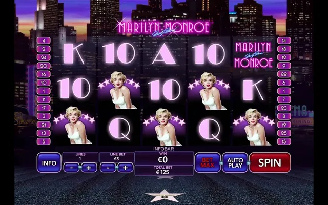 Marilyn Monroe slot by Playtech