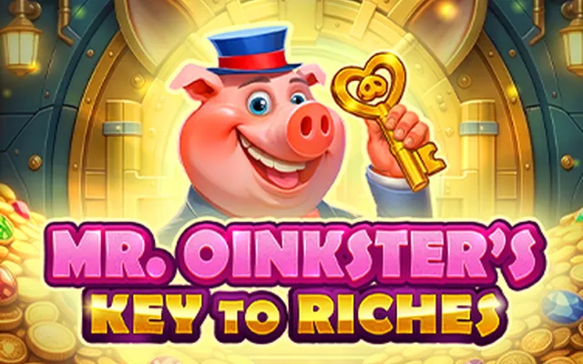 Mr. Oinkster's Key to Riches slot by Booming Games