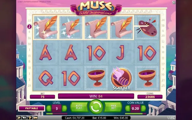 Muse slot by NetEnt