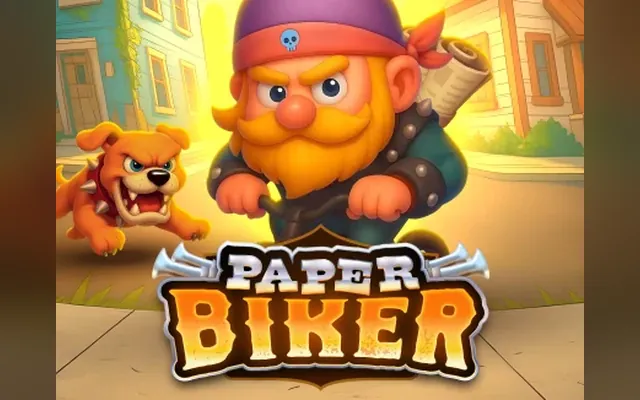 Paper Biker slot by Bullshark Games