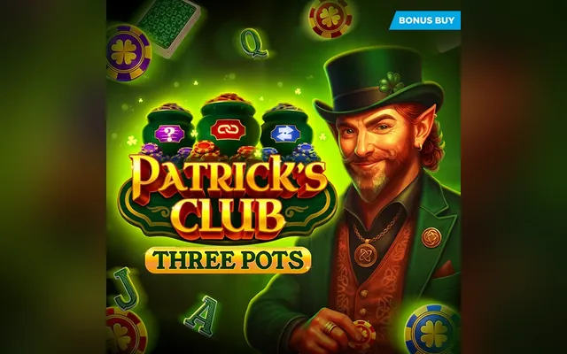 Patrick's Club: Three Pots slot by Evoplay