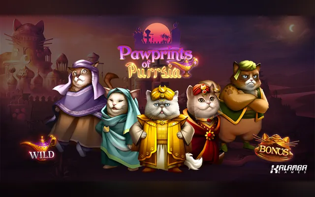 Pawprints of Purrsia slot by Kalamba Games