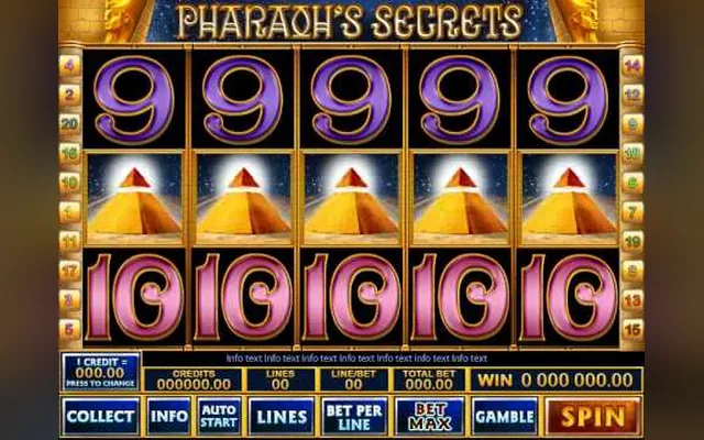 Pharaoh's Secrets slot by Playtech