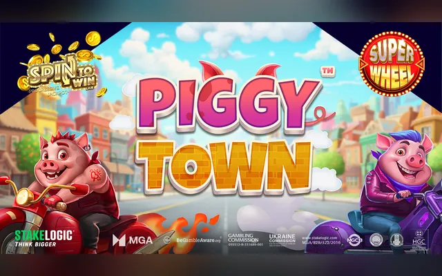 Piggy Town slot by Stakelogic