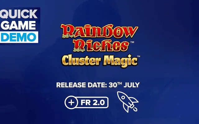 Rainbow Riches Cluster Magic slot by Light & Wonder