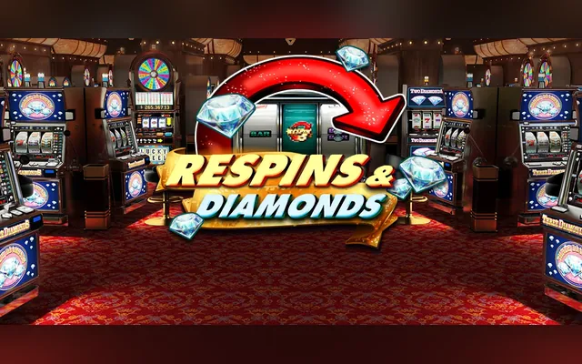 Spilleautomaten Respins & Diamonds fra Red Rake Gaming