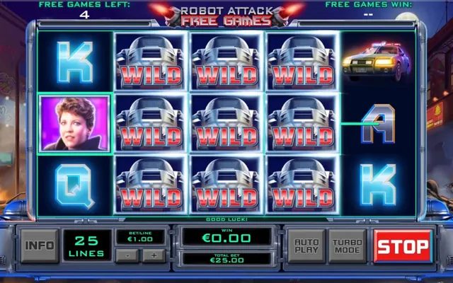 Robocop slot by Playtech