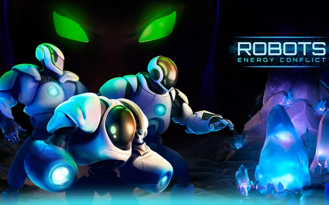 Robots. Energy Conflict slot by Evoplay
