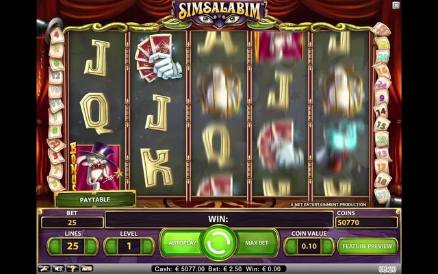 Simsalabim slot by NetEnt